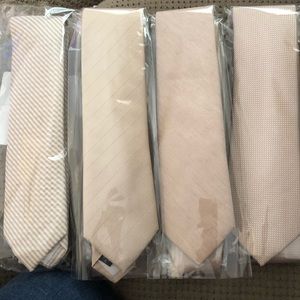 Champagne colored ties